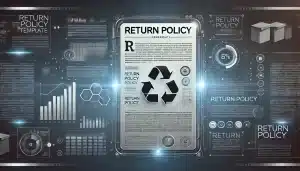 Return policy template thumbnail image.